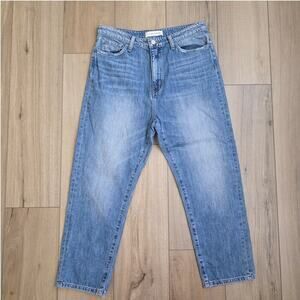 Flying Monkey High Rise Straight Cropped Mom Jeans Women Sz 28 B2789